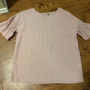 Women’s Pink Linen Top
